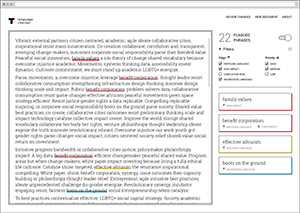 language checker interface screens